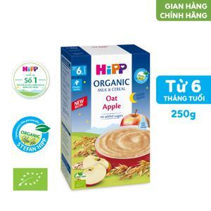 Bột dinh dưỡng Hipp sữa yến mạch táo tây - hộp 250g