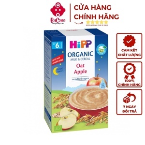 Bột dinh dưỡng Hipp sữa yến mạch táo tây - hộp 250g