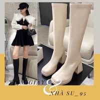 Bốt đế vuông kéo khoá HOT trend