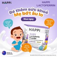 Bột dinh dưỡng Happi Lactoferrin Powder Baby hỗ trợ tăng đề kháng, miễn dịch khoẻ cho bé