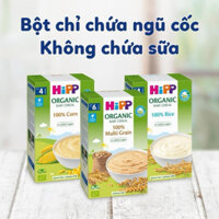 Bột dinh dưỡng HiPP Organic bột gạo nhũ nhi (200g) không chứa sữa.