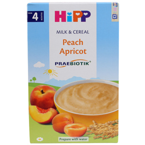 Bột dinh dưỡng HiPP sữa, đào, mơ tây 250g