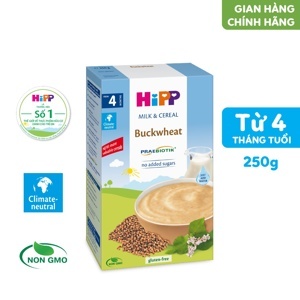 Bột dinh dưỡng HiPP sữa, kiều mạch 250g