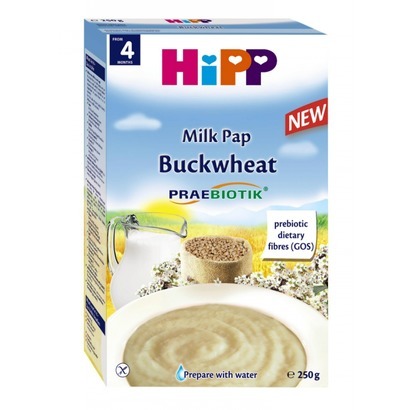 Bột dinh dưỡng HiPP sữa, kiều mạch 250g