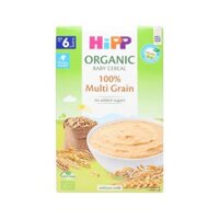 Bột Dinh Dưỡng không chứa sữa cho trẻ từ 6 tháng HiPP Organic Baby Cereal Multi Grain – Ngũ cốc tổng hợp Organic 100% (200g)