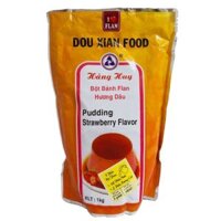 Bột Flan Dâu Hàng Huy 1Kg