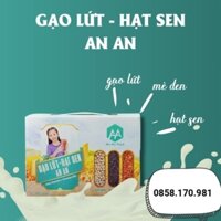 BỘT GẠO LỨT( hạt sen, mè đen, gạo lứt)