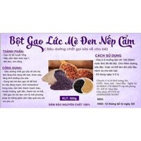 Bột gạo lứt mè đen nếp cẩm 500g