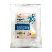 Bột Gạo Nếp Hữu Cơ Xay Ướt, Floating Lotus, Organic Glutinous Rice Flour (100g) - PORNKAMON