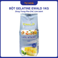 BỘT GELATINE EWALD 1KG (làm chè khúc bạch, thạch, bánh, pudding)