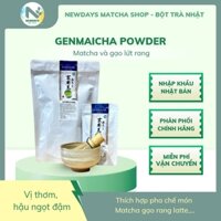 Bột GENMAICHA - Matcha kết hợp gạo lứt rang - Trà xanh gạo rang NEWDAYS 100gr Nhập khẩu Nhật Bản