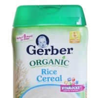 Bột gerber lạt cho bé từ 4m trở lên