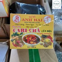 Bột Gia Vị Nấu Cà Ri Chà Ấn Độ Anh Hai gói 10gram hộp 50gói