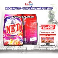 BỘT GIẶT 5.5KG NET HOA NẮNG NGÁT HƯƠNG Giúp Quần Áo Sach Trắng Thơm Ngát Diệt Khuẩn Ẩm Mốc