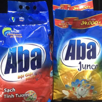 Bột giặt Aba Sạch tinh tươm 2.9kg | Junco hương hoa 2.6kg Bột giặt nhiệt A3