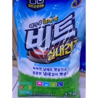 Bột Giặt Beat Dành Cho Quần Áo Phơi Trong Nhà Lion Korea Hàn Quốc 2.7KG / LION KOREA) 비트실내건조 파우치 2.7KG