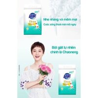 Bột giặt Chaoneng 3kg hương chanh bưởi tươi mát, chiết xuất từ dầu dừa an toàn cho da, giúp quần áo luôn như mới