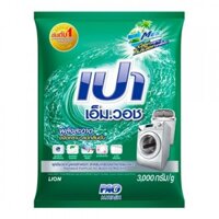 Bột Giặt Dành Cho Máy Giặt Pao M.Wash 3000g Thái Lan [Xanh Đậm] - JTCTC