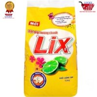 Bột giặt Lix 5,5kg / 6kg Hương Chanh