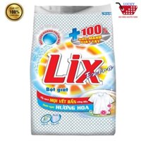 Bột giặt Lix 5,5kg Extra Hương Hoa Tặng nước xả vải Comfort 580ml Thái Lan
