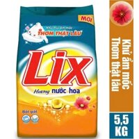 Bột giặt Lix 5.5kg Hương Nước Hoa