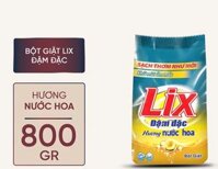 Bột giặt Lix đậm đặc hương nước hoa thơm mát giúp loại bỏ ẩm mốc làm sạch vết bẩn cứng đầu 800g - 5.5kg