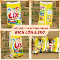 Bột Giặt LIX Extra BỊCH 5.5KG - Hương Chanh, Tẩy Sạch Mọi Vết Bẩn - Mã EC563 - Hàng Chính Hãng
