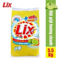 Bột giặt LIX extra hương chanh 5.5kg EC563