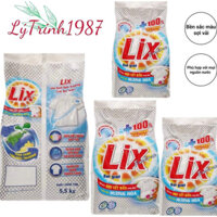 Bột giặt Lix Extra hương hoa 5.5kg(date mới )+ Tặng 3 cước rửa chén sum hoặc chai nước Rửa chén trà xanh 400g