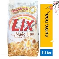 BỘT GIẶT Lix Extra Hương NƯỚC HOA 5.5kg