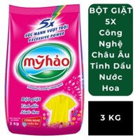 Bột Giặt Mỹ Hảo - Hồng Trắng Sạch Tinh Dầu Nước Hoa - 3kg