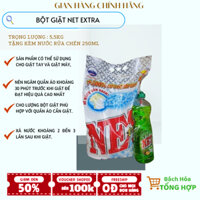 Bột Giặt Net Extra 5.5Kg Tặng Nước Rửa Chén 250ml
