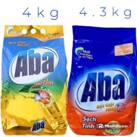 Bột giặt nhiệt ABa 4.3kg và 4kg hương nước hoa sạch tinh tưôm
