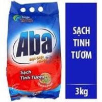 Bột giặt nhiệt Aba sạch tinh tươm đánh bay mọi vết bẩn túi 3kg