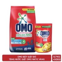 Bột Giặt OMO Bay Vết Bẩn Loại Bỏ Mùi Hôi 5.7kg ( Giặt Nước Omo Comfort)