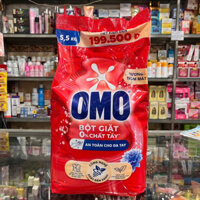 Bột giặt Omo đỏ túi 5,7kg