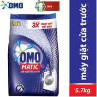 BỘT GIẶT OMO MATIC 5.7KG xanh cửa trước