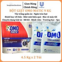Bột giặt Omo Matic 9 Kg chuyên dụng Giặt ủi/ Nhà hàng/ Khách sạn/ Bệnh viện
