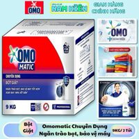 Bột Giặt Omo Matic Chuyên Dụng - Thùng 9Kg 2 Túi