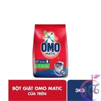 Bột giặt Omo Matic Cửa Trên 2.9kg dành cho MÁY GIẶT CỬA TRÊN, công nghệ 3X xoáy bay vết bẩn (Đỏ)