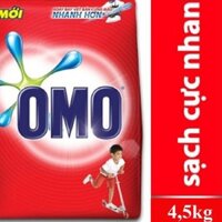 Bột giặt OMO sạch cực nhanh dạng túi đỏ 4,5KG