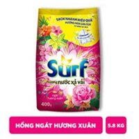 Bột giặt Surf hương nước xả vải ngát hương xuân túi 5.8kg