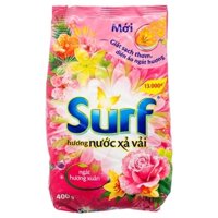 Bột giặt Surf Hương Nước Xả Vải (Hồng) - 400g