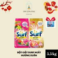 Bột Giặt Surf Ngát Hương Xuân 5.5kg (Kèm 1 gói Comfort 20ml)