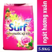 Bột giặt surt hương nước xả vải ngát hương thơm 5,8 kg