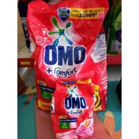 Bột giặt tay Omo 4kg.tặng 1 omo comfort 360g