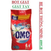 Bột giặt tay omo bọt thông minh 400gr, comfort  tinh dầu thơm, nồng nàn 360gr