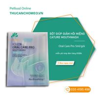 Bột giúp giảm hôi miệng cho mèo Cature – 5ml