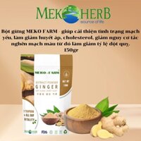 Bột gừng MEKO FARM - giúp cải thiện tình trạng mạch yếu, làm giảm huyết áp - 150gr/ Túi
