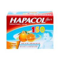 Bột Hapacol 150 DHG giảm đau, hạ sốt (24 gói)